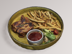 Spicy Chicken Steak Modelo 3D