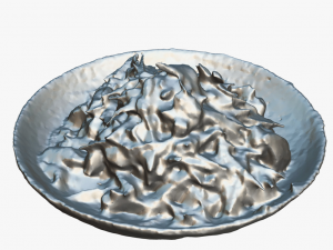 Stir fried Garlic 3D Model