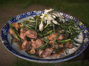 Stir fried Garlic 3D Model