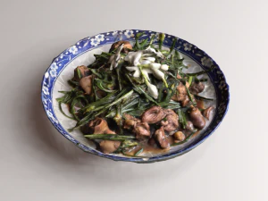 Stir fried Garlic 3D Model