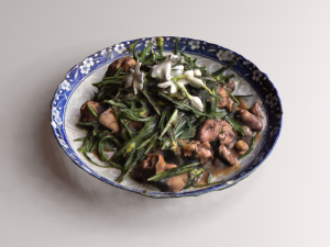 Stir fried Garlic 3D Model