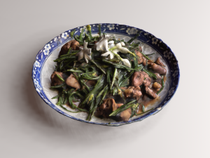 Stir fried Garlic 3D Model