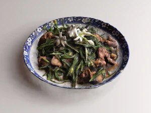 Stir fried Garlic 3D Model
