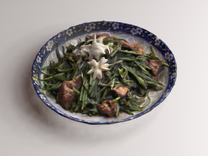Stir fried Garlic 3D Model