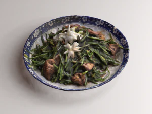 Stir fried Garlic 3D Model