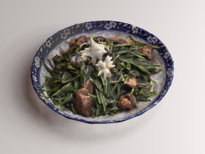 Stir fried Garlic 3D Model