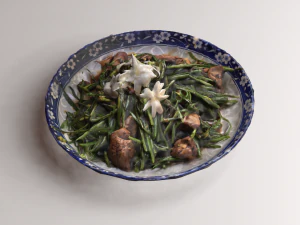 Stir fried Garlic 3D Model