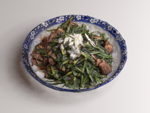 Stir fried Garlic 3D Model