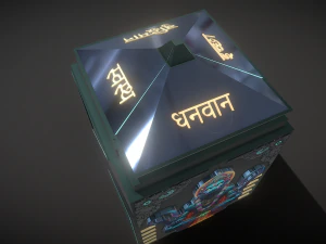 Colecionador de caixas de Hanuman Modelo 3D