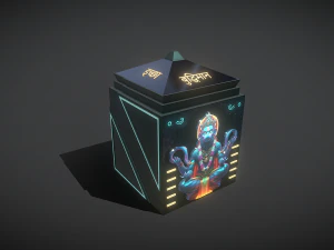 Colecionador de caixas de Hanuman Modelo 3D
