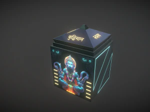Colecionador de caixas de Hanuman Modelo 3D