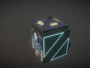 Colecionador de caixas de Hanuman Modelo 3D