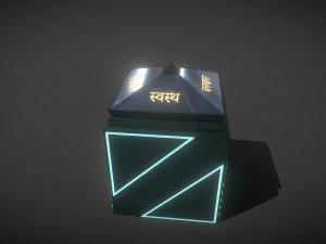 Colecionador de caixas de Hanuman Modelo 3D