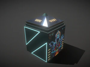 Colecionador de caixas de Hanuman Modelo 3D