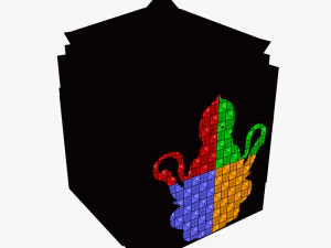 Colecionador de caixas de Hanuman Modelo 3D