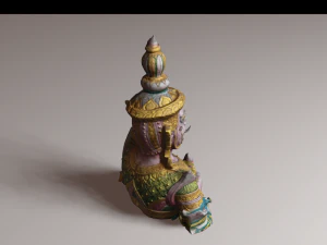 Yak 4 3D Model
