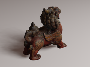 Dragon lion 3D-Modell