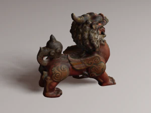 Leone drago Modello 3D