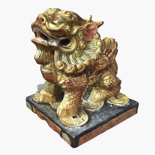 Feng Shui Pixiu 4 Model 3D .c4d .max .obj .3ds .fbx .stl .blend 