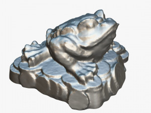 Gold frog Modelo 3D