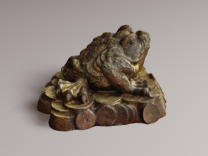 Gold frog Modelo 3D