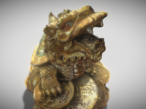 Feng Shui Dragon Turtle 2 3D 模型