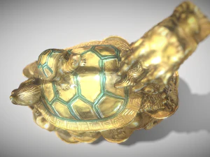 Feng Shui Dragon Turtle 2 3D Model