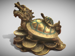 Feng Shui Dragon Turtle 2 3D 模型