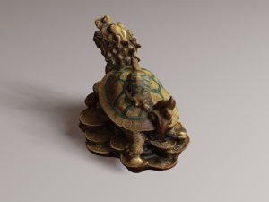 Feng Shui Dragon Turtle 2 3D 模型