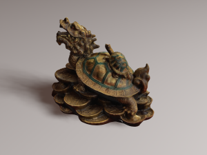 Feng Shui Dragon Turtle 2 3D 模型