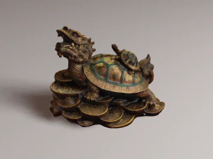 Feng Shui Dragon Turtle 2 3D Model