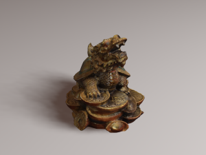 Feng Shui Dragon Turtle 2 3D 模型
