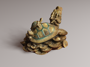 Feng Shui Dragon Turtle 2 3D 模型