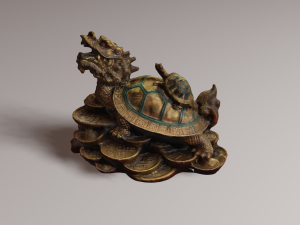 Feng Shui Dragon Turtle 2 3D 模型
