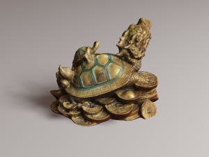 Feng Shui Dragon Turtle 2 3D 模型