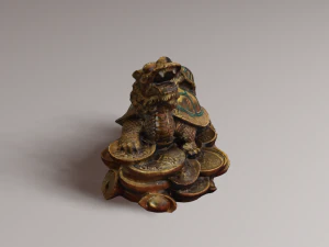 Feng Shui Dragon Turtle 2 3D Model