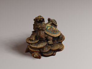 Feng Shui Dragon Turtle 2 3D 模型