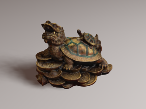 Feng Shui Dragon Turtle 2 3D 模型