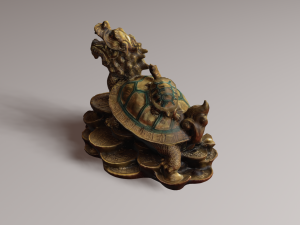 Feng Shui Dragon Turtle 2 3D 模型