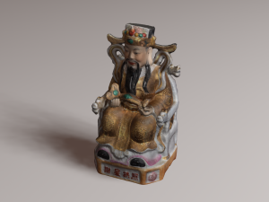 Chinese god 1 3D Модель