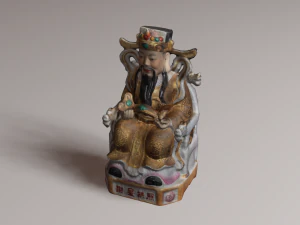 Chinese god 1 3D Model