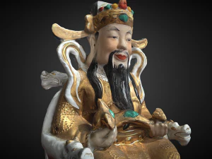 Chinese god 1 3D Model