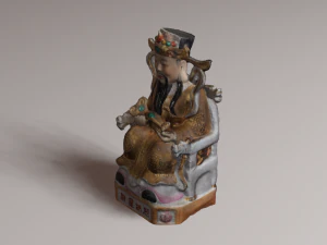 Chinese god 1 3D Model