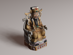 Chinese god 1 3D Модель