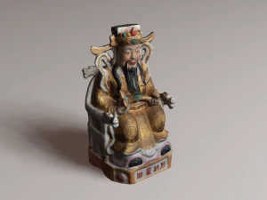 Chinese god 1 3D Model