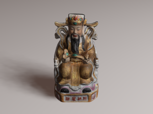 Chinese god 1 3D Модель