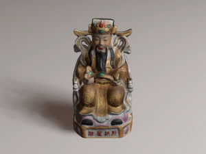 Chinese god 1 3D Model