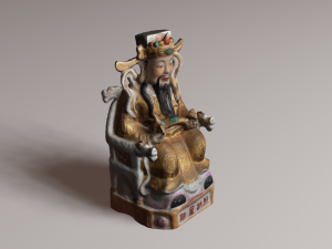Chinese god 1 3D Модель