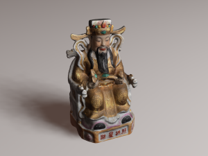 Chinese god 1 3D Модель