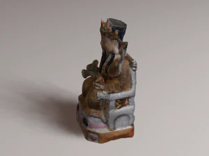 Chinese god 1 3D Model